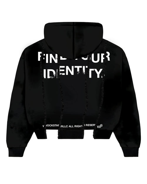 BLACK “FYID” ZIP UP