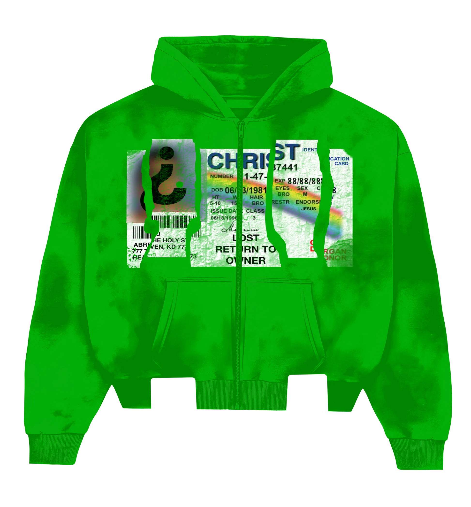DIRTY GREEN “FYID” ZIP UP